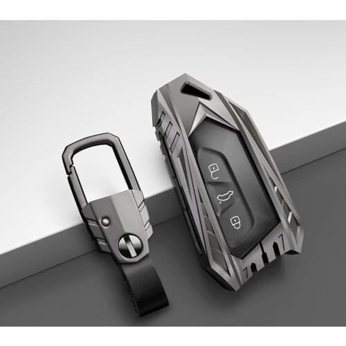 Zinc Alloy Car Key Cover Case For VW Volkswagen Golf 8 Mk8 MK4 2020 For Skoda Octavia A8 MK4 SEAT LEON MK4