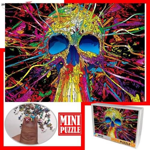 MOMEMO Color Art Puzzle 1000 Pieces Jigsaw Paper Puzzle Toys Art Painting Adults Assembling Paper 1000 Pieces DIY Puzzles Toys