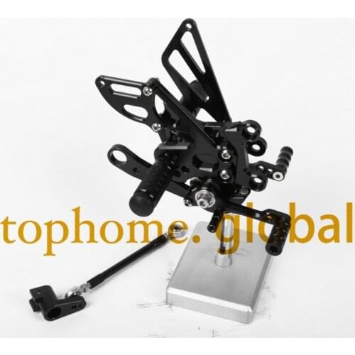 For Aprilia RSV4 2009 - 2016 Motorcycle Parts Black CNC Rearsets Foot Pegs motorcycle 2010 2011 2012 2013 2014 2015