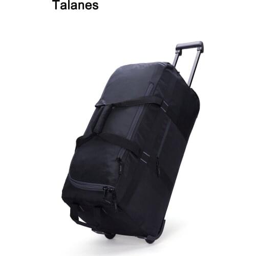 Talanes Ripstop Rolling Travel Luggage Duffle Bag With Wheels