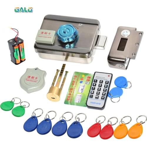 Battery Rim Electronic Lock Electric gate Lock Mute Door Lock Wired Home door gate security lock Multiple sets of optional