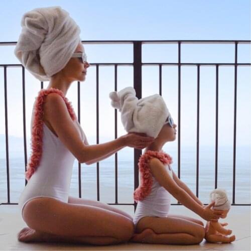 Одинаковые купальники для мамы и дочки Fafami China At AliExpress