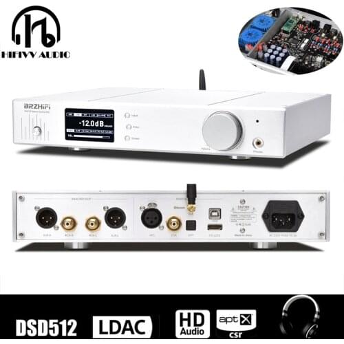 HI END AK4499 AK4499EQ Bluetooth Audio Decoder DAC Balanced muses02 Amanero usb Solution MQA Decoding DSD 32-bit 768kHz USB card