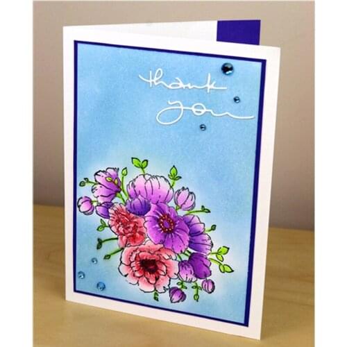 Good Word thank you & thanks Metal Cutting Dies Stencils Photo DIY Scrapbooking Album Paper Cards Craft Decor Embossing 2018 New