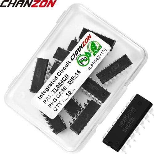 10PCS TL084CN DIP14 TL084 DIP 084CN IC Integrated Circuit Semiconductor New Original Chipset In Stock