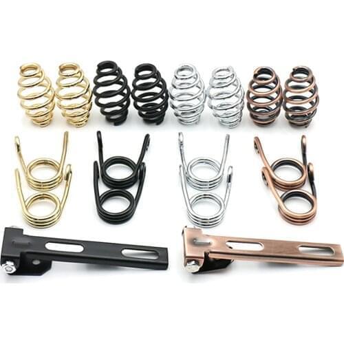 Motorcycle Solo Seat Mount Kit Seat Springs Clip Bracket Mounting For Harley Bobber Chopper Custom Glod Chrome Bronze