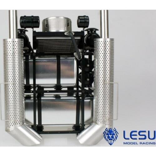 LESU Metal Equipment Rack for 1/14 TAMIYA MAN RC Tractor Truck DIY Hobby Model Car