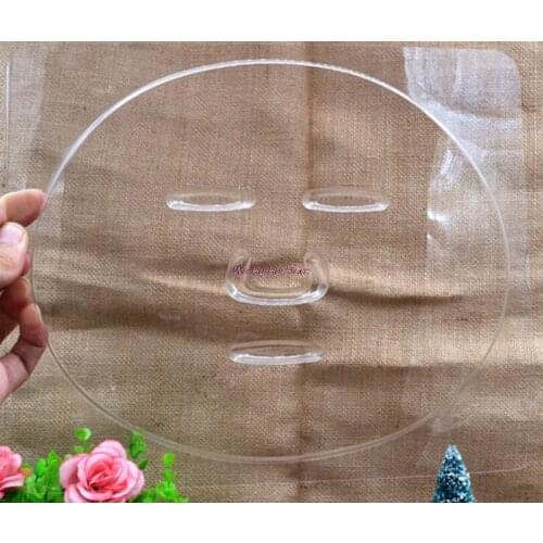 DIY Facial Mask Plate For Fruit Vegetable Mask Machine Maker Clear PVC Mask Mould Tray Mask Making DIY Tool