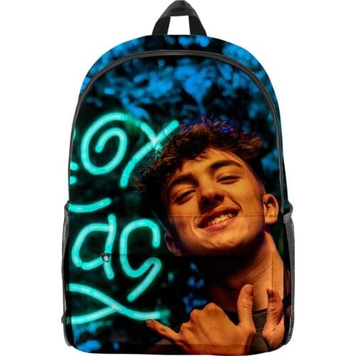 2021 3D Print Inoxtag Fashion Oxford Cloth Shoulder Backpack Printed Multi Zipper Pack Casual Girls Student School Bag