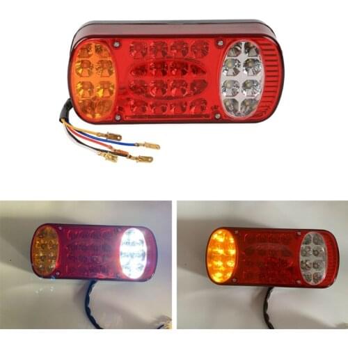 Multi-functional Trailer Rear Tail Light with 32 LED Easy Install Lamp Accessories for Driver Passenger Safety R3MD