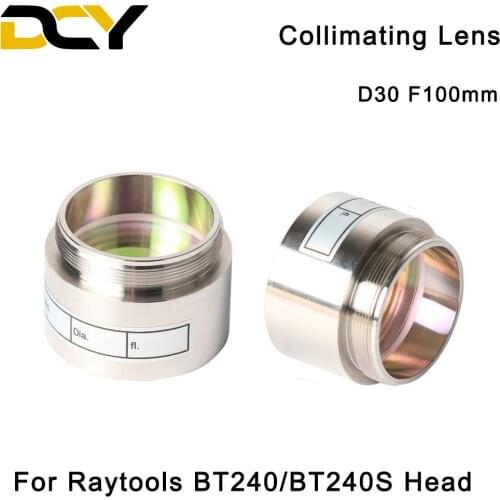 Raytools Fiber Collimator Lens&Focus lens D30 F100/125mm for Raytools fiber Laser Cutting Head BBT240 BT240S 0-4KW