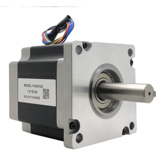 GENUINE Leadshine 110HS12 Phase NEMA 42 Hybrid Stepper Motor with 12 N.m 6 A length 115 mm shaft 19 mm