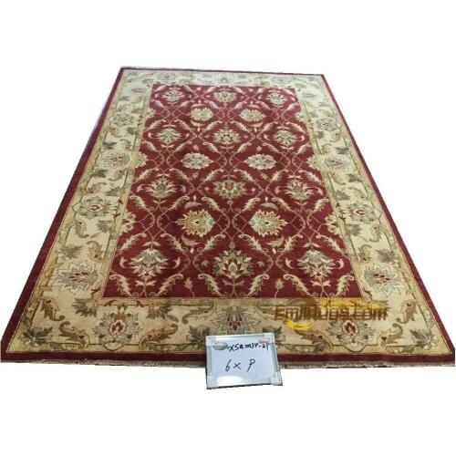 Original single export Turkish handmade carpets OUSHAK Ozarks pure wool carpet XSAM34-21 6x9gc47zieyg28