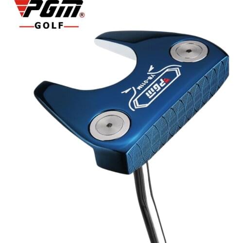 Send Club Caps! PGM Genuine Professional Golf Club Mens Putter Club Blue/Gold with Sight Large Grip High Batting Stability