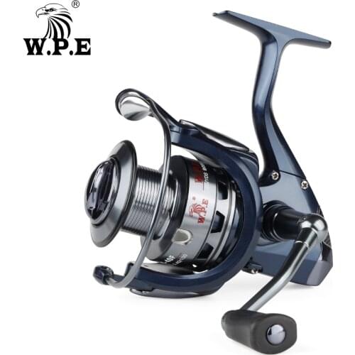 W.P.E W11 Series 30F 40F Carp Fishing Spinning Reel High Speed 5.5:1 8KG Max Drag Power Fishing Tackle 9+1 Ball Bearings