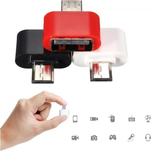 USB OTG Micro USB Male To USB 2.0 Female Adapter Connector For Samsung Android Mobile Phone Adapters
