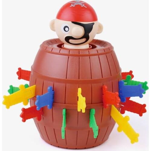 Funny Novelty Kids Children Lucky Game Gadget Jokes Tricky Pirate Barrel Game Tricky Toy Party Office Home Game Toy
