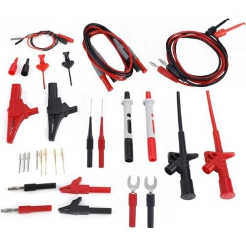 1 Set 4mm Banana Plug Electronic Multimeter Multi Meter Test Lead Probe Cable Set P1600D New arrival