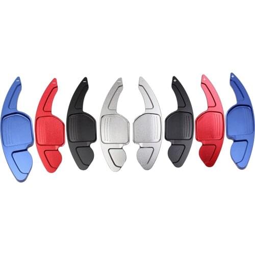 2Pcs Car Steering Wheel Paddle Shift Extend Extension Shifter Aluminum For AUDI A3 S3 A4 S4 B8 A5 S5 A6 S6 A8 R8 Q5 Q7 TT