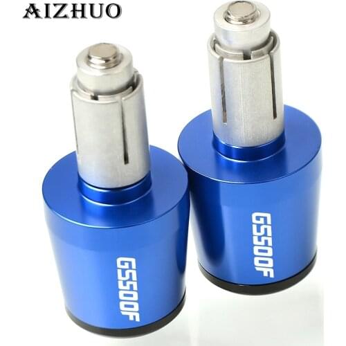 Motorcycle Accessories Handlebar Grips Hand Bar End 7/8"22mm Hand Cap for SUZUKI GS500F GS500 F GS 500F 2004-2009 2005 2006 2007