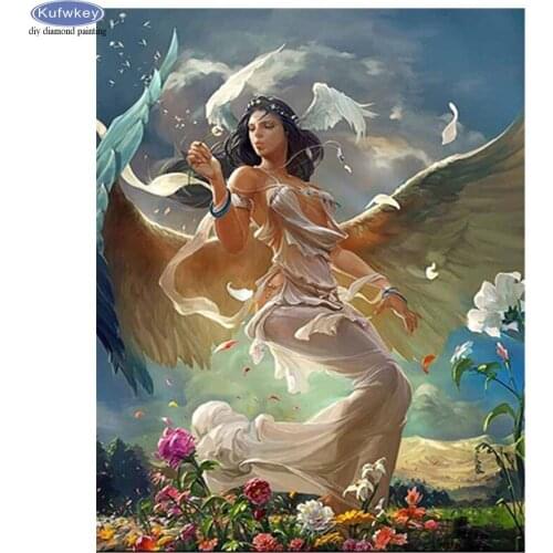 DIY Diamond Painting,Painting With Diamonds,angel,girl,3D Rhinestones Embroidery Diamond Mosaic,Christmas Decoration for home