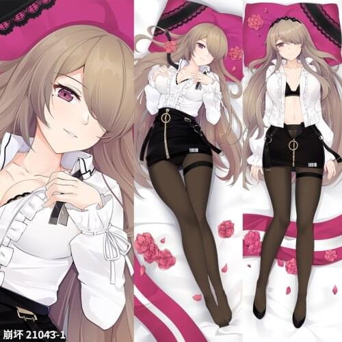 Anime Rita Rossweisse Honkai Impact 3 Dakimakura 2WAY Hugging Body Pillow Case Cosplay Japanese Game Otaku Pillow Cushion Cover