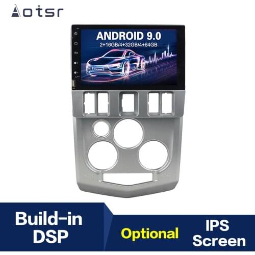 Android 9 4+64G DSP IPS Car Player GPS Navigation For Renault LOGAN L90 Black Head Unit Multimedia Player Tape Recorder