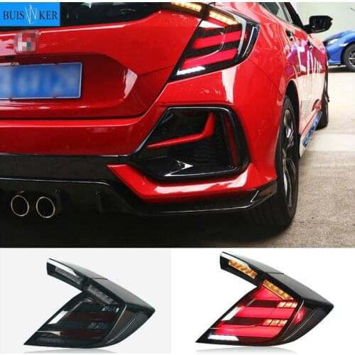 Car Styling Taillight Tail lights For Honda Civic Type R 10th hatchback 2020 2021 DRL+ Dynamic Turn Signal + Reverse + Brake LED
