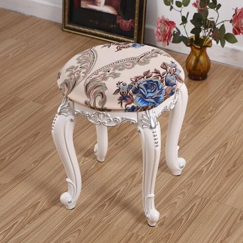 Round stretch seat slipcover for dining room elastic material chair cover for office chair banquet chair armchair protector