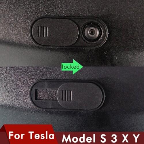 ModelY Webcam Cover for Tesla Model 3 2021 Accessories Camera Privacy Cover For Tesla Model Y Accessories Model3/S /X Car