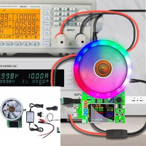 DL24 180W Electronic Load Voltmeter Ammeter Power Aging Discharge USB Tester Battery Capacity Power Tester