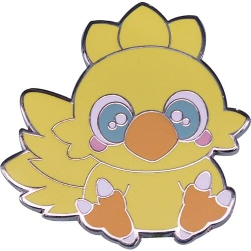 Final Fantasy Chocobo badge cute gamer fandom stocking stuffer