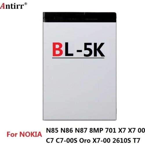BL-5K bl 5k Mobile Phone Battery for NOKIA C7/N85/N86/C7-00/X7-00/t7/701/Oro BL5K battery