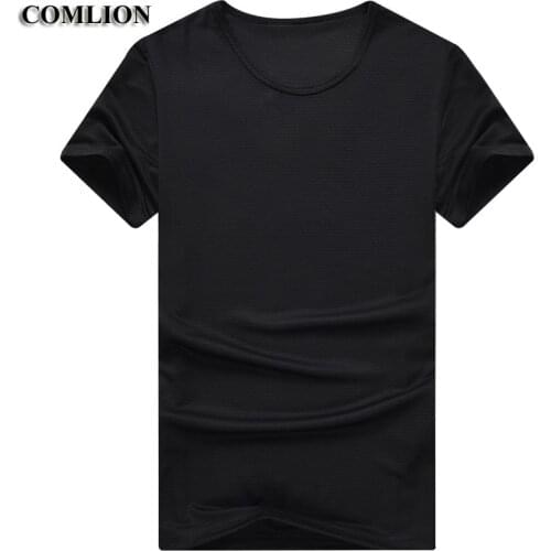 Men Workout T Shirts Quick Dry Short Sleeve Outdoor Training Sportswear Tee Breathable Mesh Running Bodybuilding Shirt Man C120