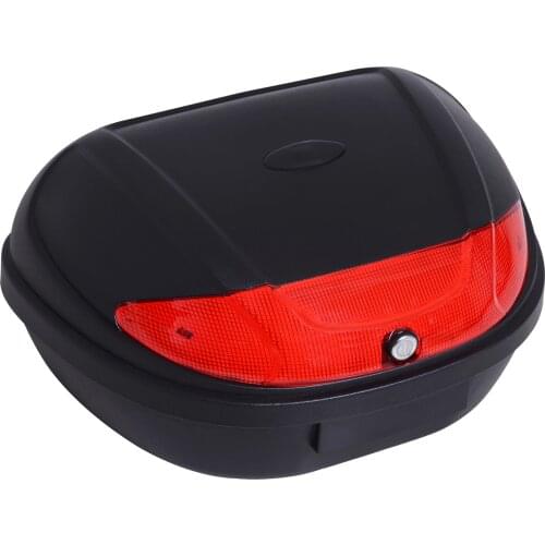 HOMCOM Universal motorcycle trunk 52L with keys and accessories Topcase motorcycle helmet motorcycle case moped Scooter
