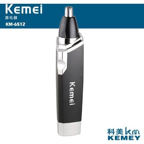 Kemei nose trimmer KM-6512 nose hair trimmer portable size AA battery charge