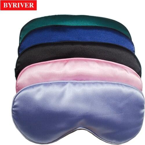 100pcs Customized Logo Sleep Eye Mask, Hot transfer print private logo satin silk travel mask