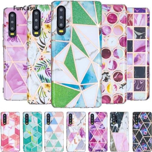 Lovely Soft IMD Shell For phone case Huawei P30 Floral Portable Phone Pouch Cover Cool Huawei telefon P30 Protective Phone Case