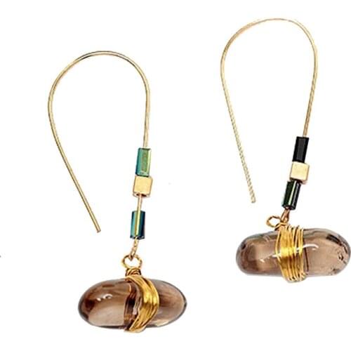 NCRORCN Women's Gold Earrings