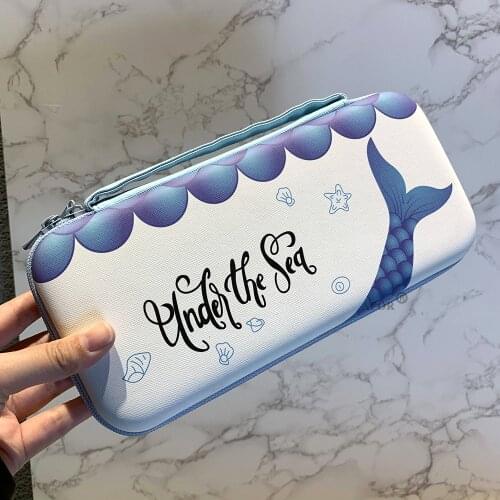 2021 New for Nintend Switch Carrying Storage Case EVA Cute Protective Bag for Nitendo Switch Console with 12 Game Card Slots