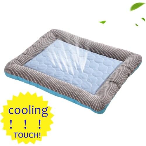 Cooling Pet Dog Mat Summer Ice Pad Dog Sleeping Mats for Dogs Cats Pet Kennel Top Quality Cool Cold Silk Bed for Dog
