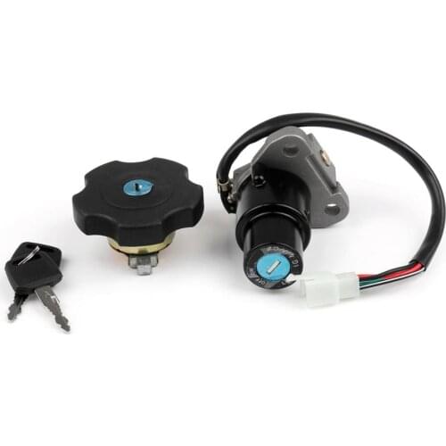 Artudatech For Yamaha XT600 TW200 XT225 DT200R Ignition Switch + Gas Cap + Seat Key Kit XT 600 TW 200 XT Serow 225