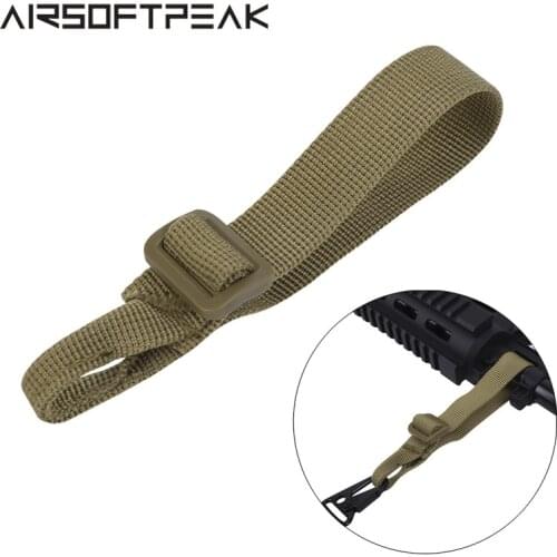 Buttstock Sling Mount Strap Loop Adapter Webbing Airsoft Rifle Attachment Adjustable Tactical Gun Sling Accessories