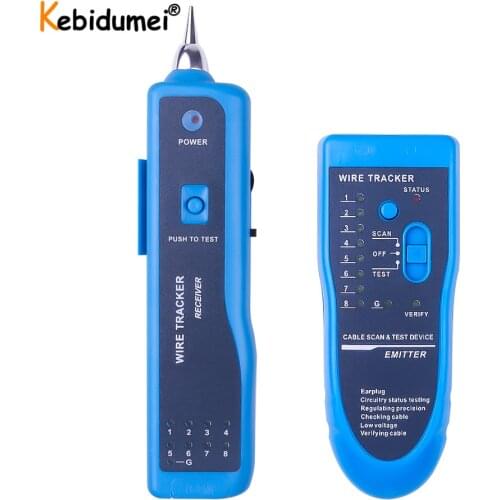 Network Cable Finder RJ45 Cat5e Cat6 Lan Cable Tester RJ11 Telephone Wire Tracker Toner Ethernet LAN Detector Line Analyzer