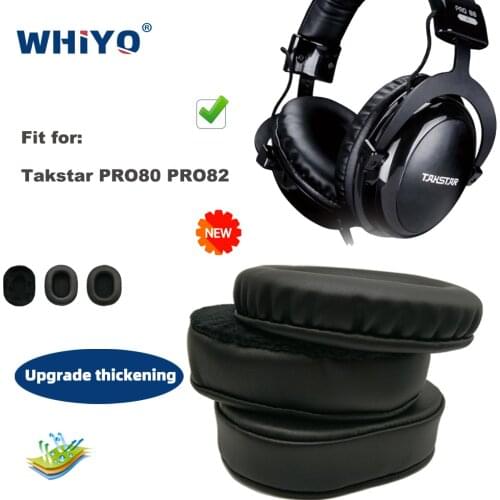 Replacement Ear Pads for Takstar PRO80 PRO82 PRO 80 82 Headset Parts Leather Cushion Velvet Earmuff Earphone Sleeve Cover