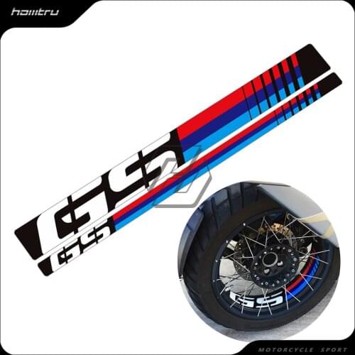 Motorcycle Front/Rear Wheel Reflective Decal Case for BMW R1200GS Adventure 2006-2018 R1250GS Adv 2019 Rim Decoration