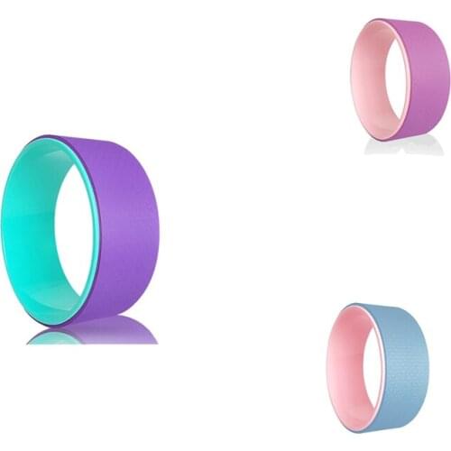 Yoga Wheel Roller Body Building Gym Workout Fitness Equipment Pilates Circles TPE Yoga Back Roller and Stretcher