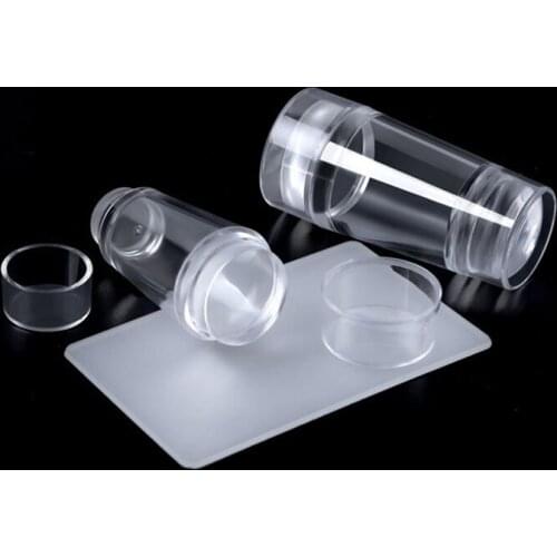 1Pc Nail Templates Stamping Plates Silicone Stamps Seal Designs Nails Accessories Tool For Tools Design Stamp Stamper French on