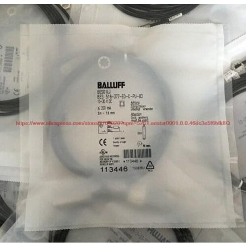 100% NEW BES 516-377-E0-PU-03 Proximity Switch DC PNP Normally Closed Inductive Sensor