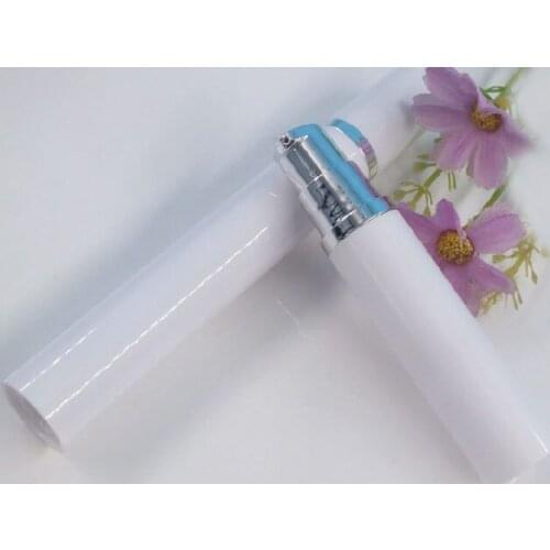 15ML white airless bottle silver pump lotion emulsion serum sample eye essence hyaluronic toner mist sprayer skin care packing